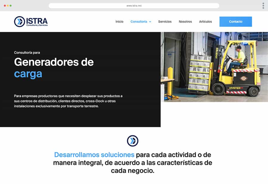 Diseño Web ISTRA Consultoría