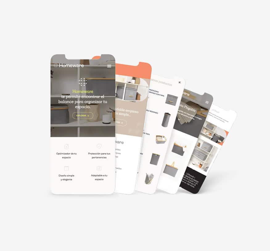 Web Design Minimalist Home Products